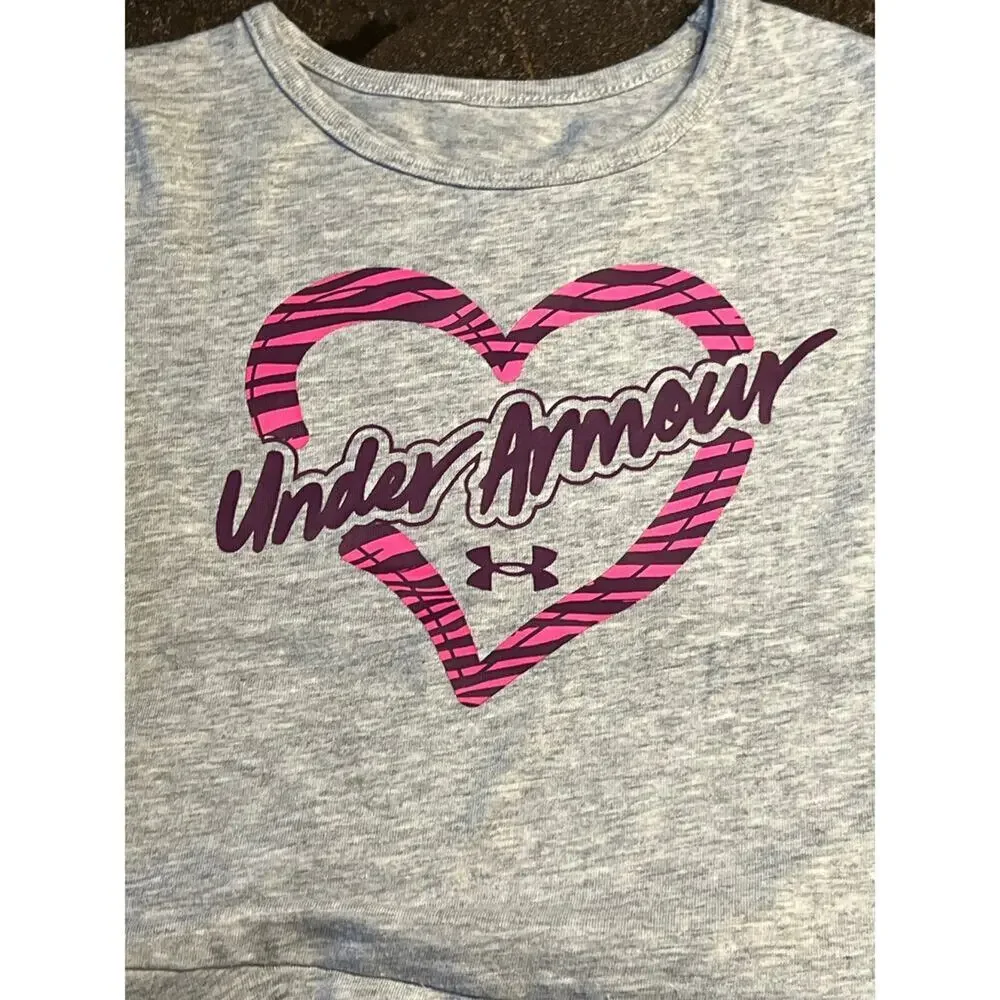 Under Armour Athletic Set Size 4 Heart Zebra Graphic